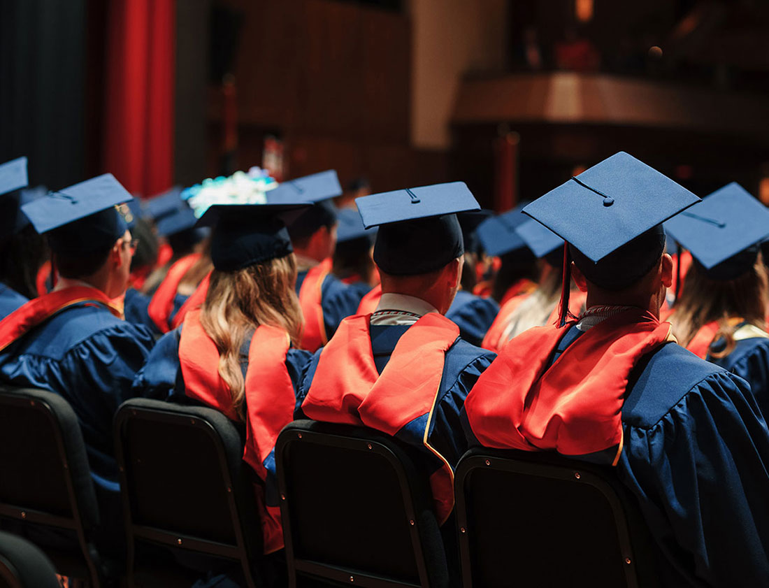 graduates in Gertrude Ford Center